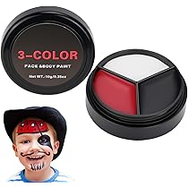 Amazon | Chisafly フェイスペイント 3色セット 10g ボディ